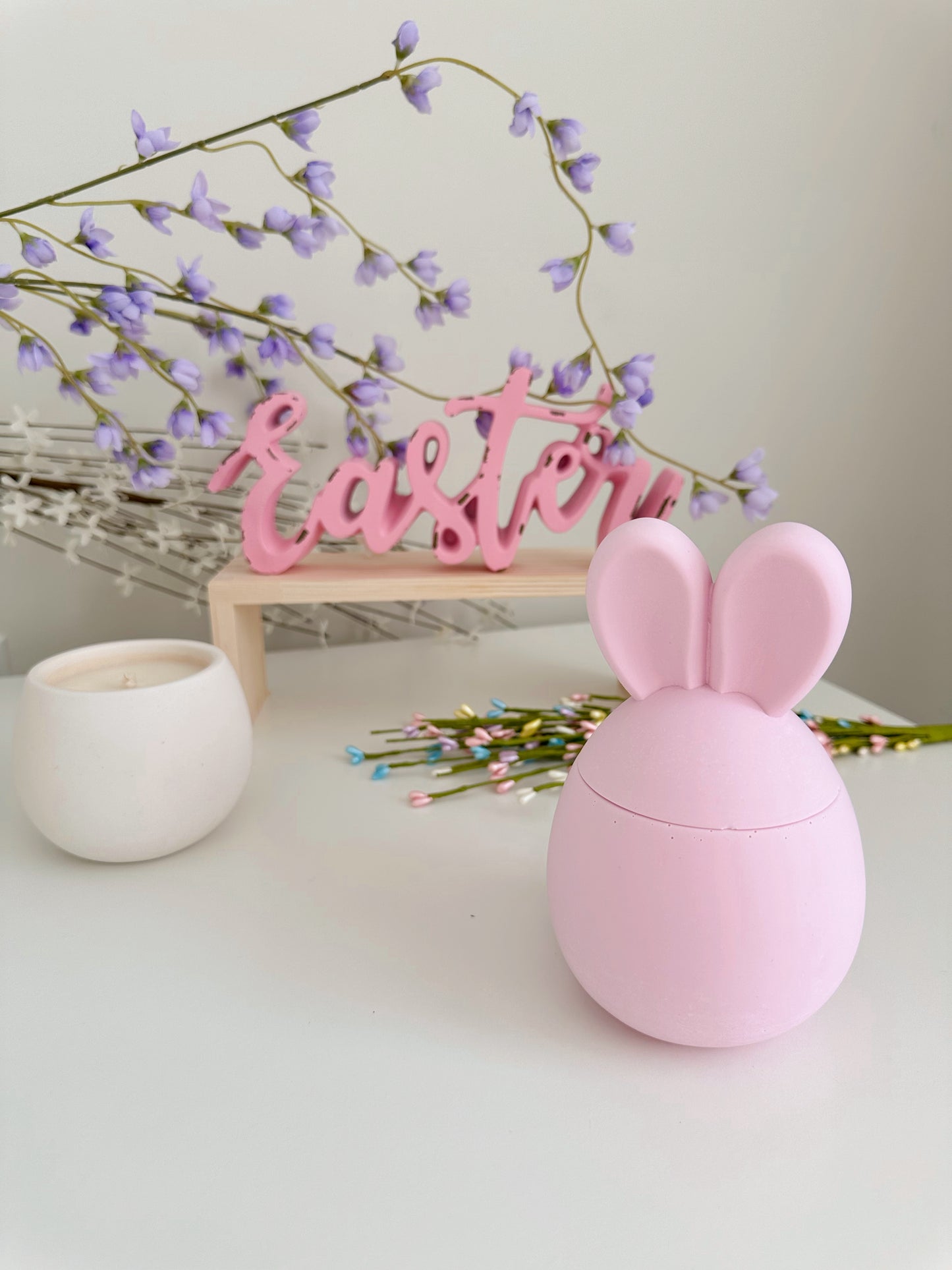 Easter Bunny Egg Container Candle