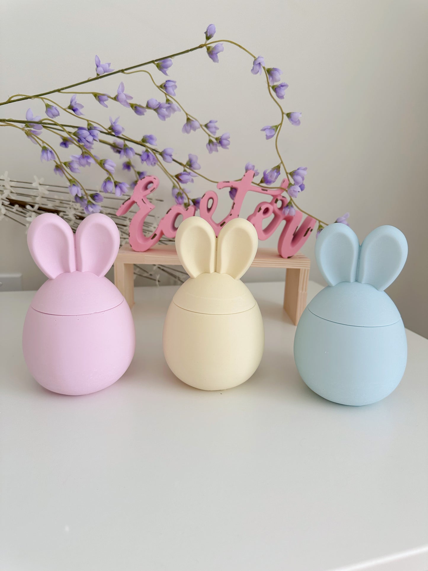 Easter Bunny Egg Container Candle