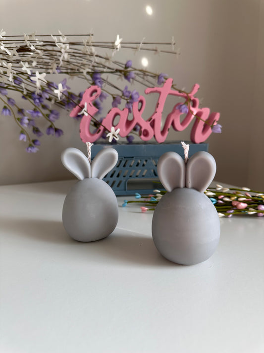 Easter Egg Bunny Candle